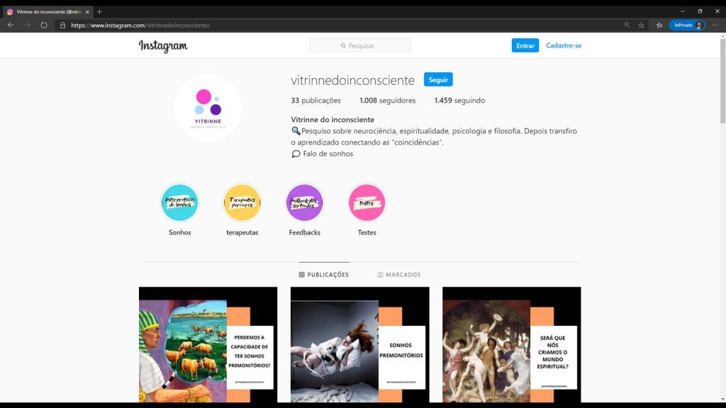 Terapeutas Colaboradores no Instagram